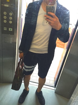 「Felisi（フェリージ）のアイテム」を使った、air   KENさん（メンズ・170cm）の春コーディネート