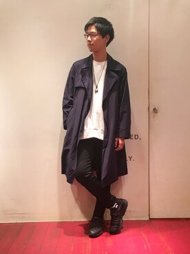 「DISCOVERED（ディスカバード）のアイテム（スウェット）」を使った、しんやさん（メンズ・173cm）の春コーディネート