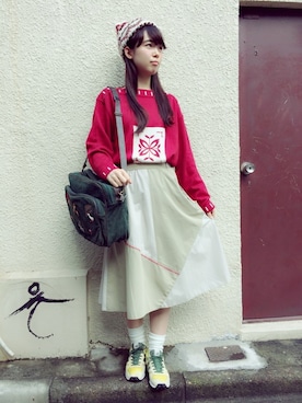 「New Balance」｜JuRianさん（レディース・162cm）の秋コーディネート