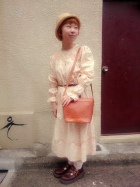 「アイテム（その他シューズ）」を使った、JuRianさん（レディース・147cm）の春コーディネート