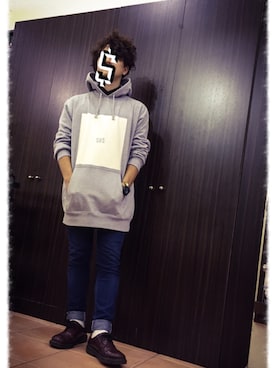 「TOPMAN（トップマン）のアイテム（レッグウェア）」を使った、こーさん（メンズ・165cm）の秋コーディネート