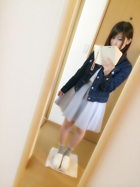 「おめかしコーデ」｜ｗａｋａ＊さん（レディース・153cm）の春コーディネート