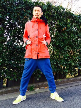 「YEVS（イーブス）のアイテム（デニムパンツ）」を使った、Acinonyx Jubatusさん（メンズ・180cm）の冬コーディネート