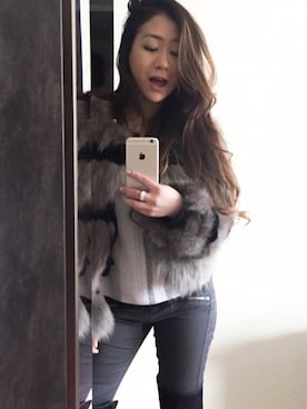 「Sophia Webster（ソフィアウェブスター）のアイテム」を使った、Jennifer Hungさん（レディース・160cm）の春コーディネート