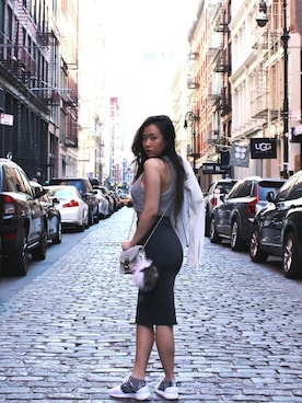 Jennifer Hungさん（レディース・160cm）の春コーディネート