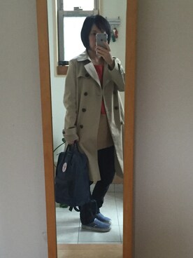 「LE JUN（ルジュン）のアイテム（バックパック/リュック）」を使った、miemさん（レディース・149cm）の秋コーディネート