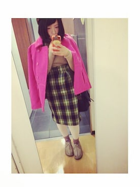 「TOMMY（トミー）のアイテム（その他アウター）」を使った、あいころさん（レディース・152cm）の冬コーディネート