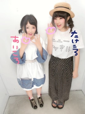 「SET UP」｜「アイテム（その他シューズ）」を使った、あいころさん（レディース・152cm）の冬コーディネート