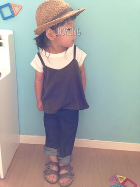 suuu☺︎さん（キッズ・90cm）の夏コーディネート