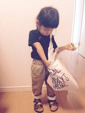 suuu☺︎さん（キッズ・90cm）の夏コーディネート