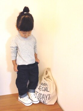 suuu☺︎さん（キッズ・90cm）の秋コーディネート