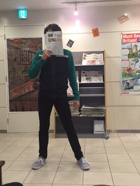 「Banana Republic（バナナリパブリック）のアイテム（その他アウター）」を使った、ONOEさん（メンズ・172cm）の秋コーディネート