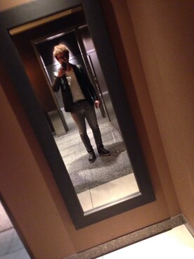 「FOCUS（フォーカス）のアイテム」を使った、淳△さん（メンズ・168cm）の春コーディネート