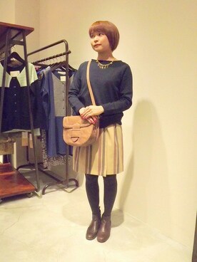 suu.さん（レディース・152cm）の冬コーディネート