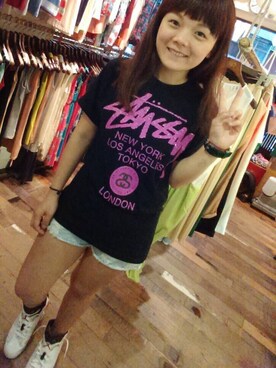 丁于庭さん（レディース・153cm）の夏コーディネート