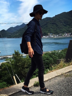 「アイテム（シャツ/ブラウス）」を使った、masayukiさん（メンズ・173cm）の秋コーディネート