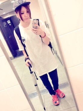 「spitfire（スピットファイア）のアイテム（帽子）」を使った、yuko✴︎さん（レディース・157cm）の秋コーディネート