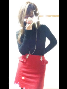 「OMEGA（オメガ）のアイテム（アナログ腕時計）」を使った、♡chiecolate♡さん（レディース・164cm）の冬コーディネート