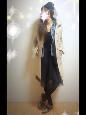 「MARC JACOBS（マークジェイコブス）のアイテム（デニムジャケット）」を使った、♡chiecolate♡さん（レディース・164cm）の冬コーディネート
