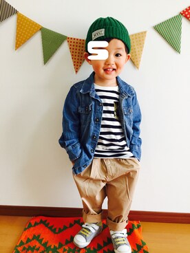 ♡SO♤さん（キッズ・90cm）の春コーディネート