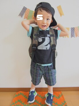 ♡SO♤さん（キッズ・90cm）の夏コーディネート