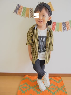 ♡SO♤さん（キッズ・100cm）の秋コーディネート