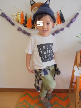 ♡SO♤さん（キッズ・100cm）の秋コーディネート