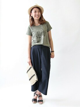 かんなさん(レディース・165cm)の夏コーディネート