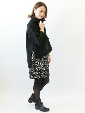 「PAOLA FERRI（パオラフェリー）のアイテム」を使った、かんなさん（レディース・165cm）の冬コーディネート