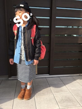 soaise☆さん（キッズ・128cm）の秋コーディネート