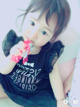 「1歳児」｜「アイテム（その他）」を使った、cocoさん（キッズ・70cm）の春コーディネート
