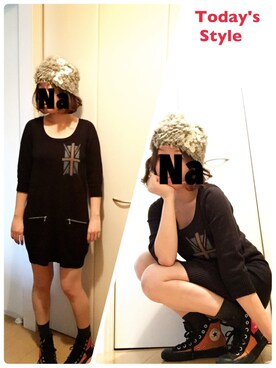「STRAWBERRY-FIELDS（ストロベリーフィールズ）のアイテム（ヘアアクセサリー）」を使った、aッＫoさん（レディース・163cm）の秋コーディネート