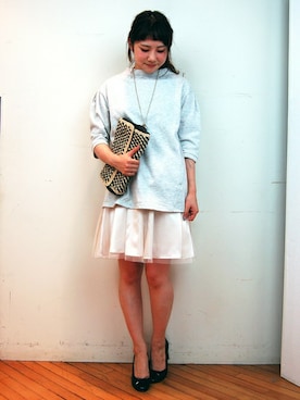 「ecruefil（エクリュフィル）のアイテム」を使った、kettyさん（レディース・158cm）の春コーディネート