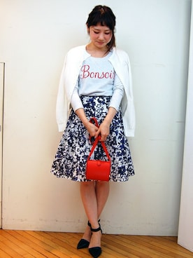 「ecruefil（エクリュフィル）のアイテム」を使った、kettyさん（レディース・158cm）の春コーディネート