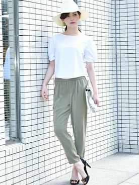 「ecruefil（エクリュフィル）のアイテム」を使った、kettyさん（レディース・163cm）の春コーディネート