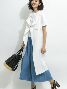 「ecruefil（エクリュフィル）のアイテム」を使った、kettyさん（レディース・165cm）の春コーディネート