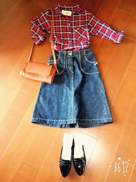 「MANNA（マンナ）のアイテム」を使った、y u k i ＊さん（レディース・161cm）の秋コーディネート