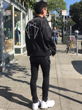 「daily look」｜「アイテム（その他アウター）」を使った、Billy Sungさん（メンズ・170cm）の冬コーディネート