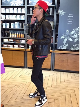 「Jordan」｜「アイテム（その他アウター）」を使った、Billy Sungさん（メンズ・170cm）の春コーディネート