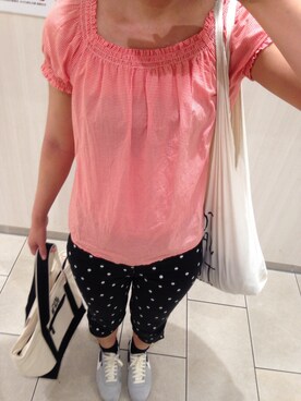 「H&M DIVIDED（エイチアンドエム　ディヴァイデッド）のアイテム（リング）」を使った、かのさん（レディース・167cm）の夏コーディネート