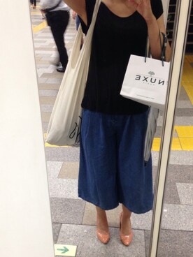 「H&M DIVIDED（エイチアンドエム　ディヴァイデッド）のアイテム（リング）」を使った、かのさん（レディース・167cm）の夏コーディネート