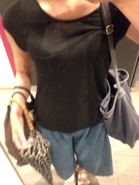 「H&M DIVIDED（エイチアンドエム　ディヴァイデッド）のアイテム（リング）」を使った、かのさん（レディース・167cm）の夏コーディネート