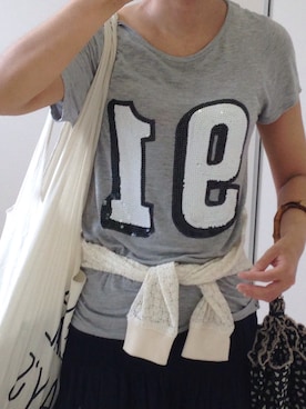 「IMAGE（イマージュ）のアイテム（スカート）」を使った、かのさん（レディース・167cm）の秋コーディネート