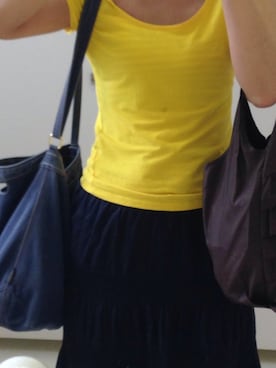 「IMAGE（イマージュ）のアイテム（スカート）」を使った、かのさん（レディース・167cm）の秋コーディネート