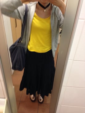 「IMAGE（イマージュ）のアイテム（スカート）」を使った、かのさん（レディース・167cm）の秋コーディネート