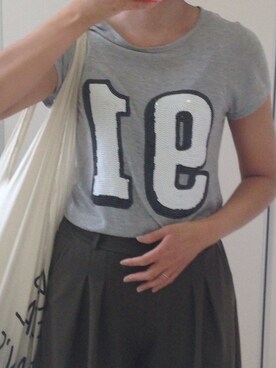 「H&M DIVIDED（エイチアンドエム　ディヴァイデッド）のアイテム（リング）」を使った、かのさん（レディース・167cm）の秋コーディネート