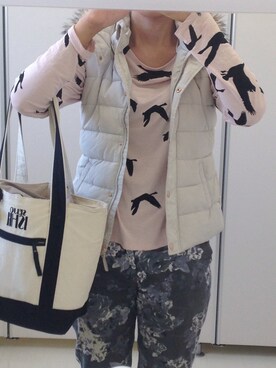 「H&M DIVIDED（エイチアンドエム　ディヴァイデッド）のアイテム（リング）」を使った、かのさん（レディース・167cm）の秋コーディネート