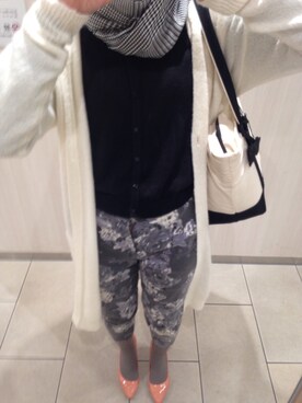 「H&M DIVIDED（エイチアンドエム　ディヴァイデッド）のアイテム（リング）」を使った、かのさん（レディース・167cm）の秋コーディネート