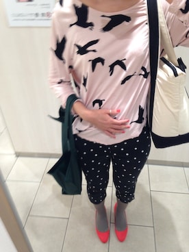 「H&M DIVIDED（エイチアンドエム　ディヴァイデッド）のアイテム（リング）」を使った、かのさん（レディース・167cm）の秋コーディネート