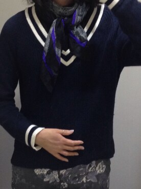 「H&M DIVIDED（エイチアンドエム　ディヴァイデッド）のアイテム（リング）」を使った、かのさん（レディース・167cm）の秋コーディネート